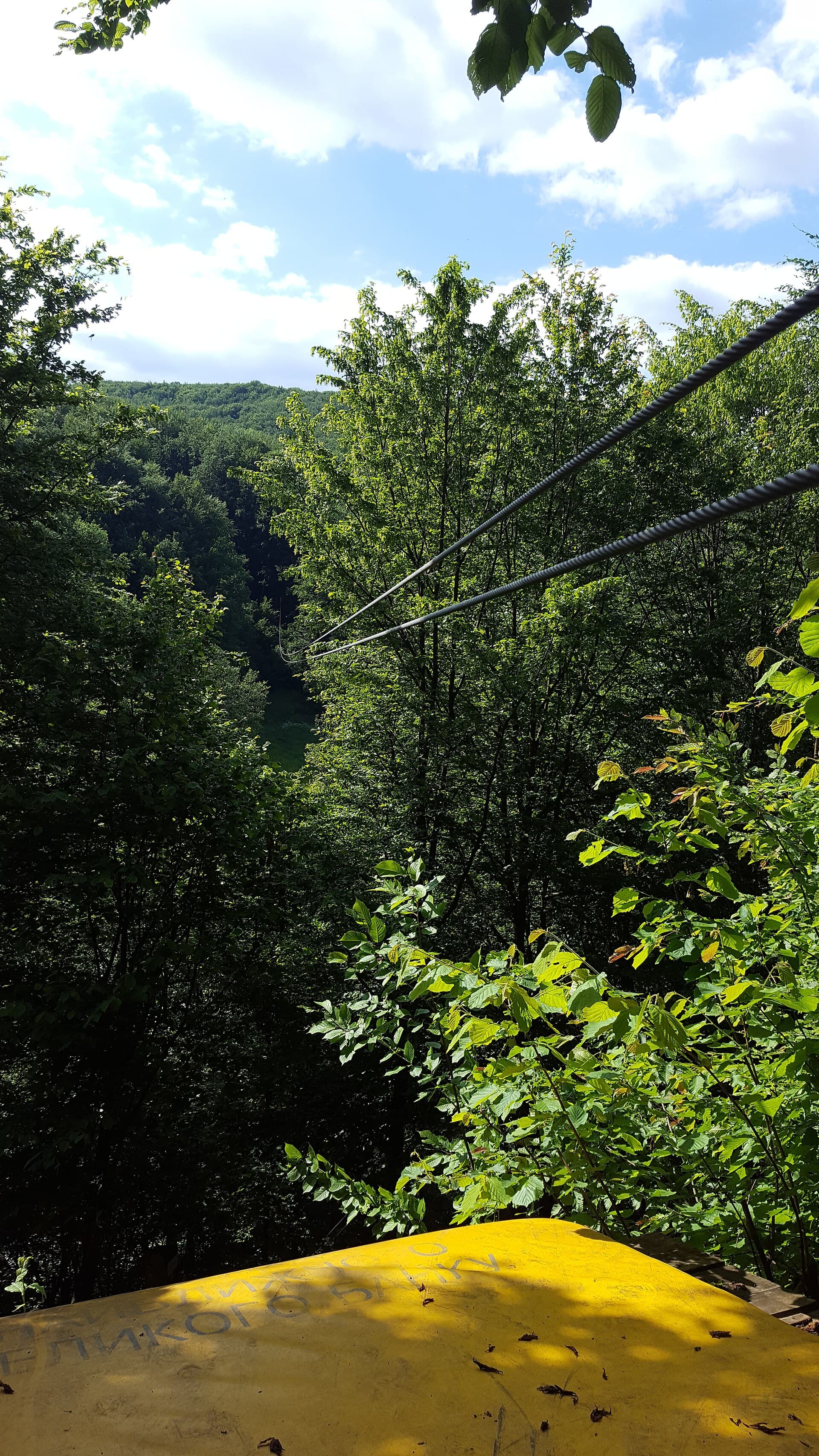 Ziplining
